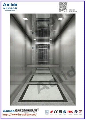 Elevador de passageiros para casa de máquinas com padrões da indústria