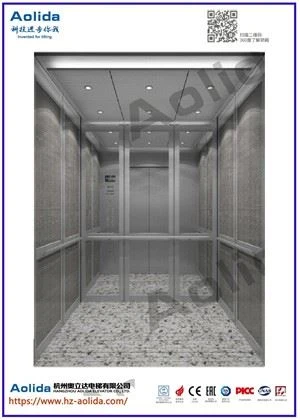 Elevador de luxo com decoração padrão para 6 pessoas